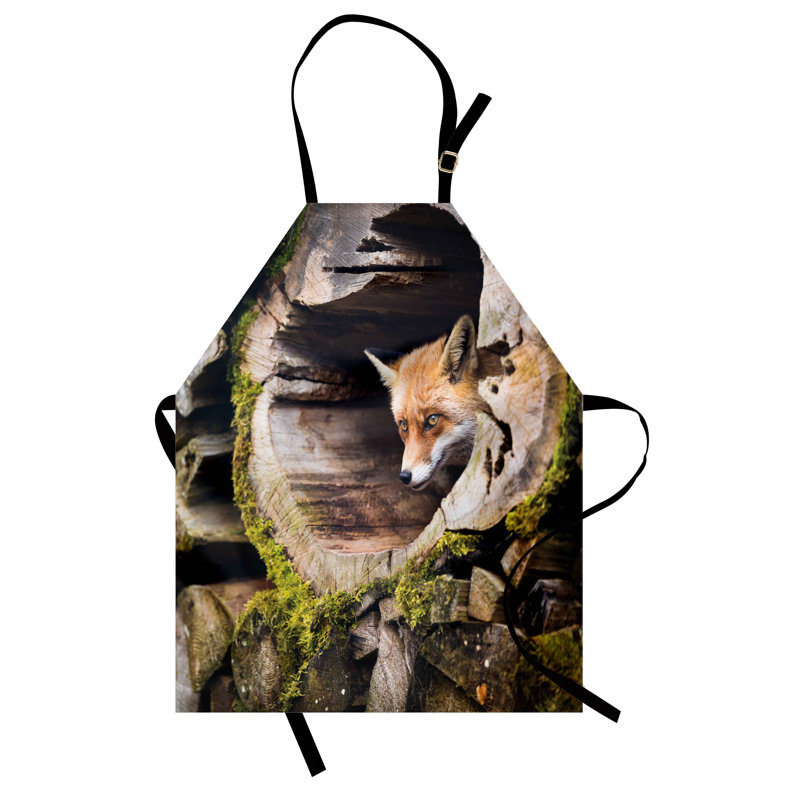 No Pattern Bib Apron
