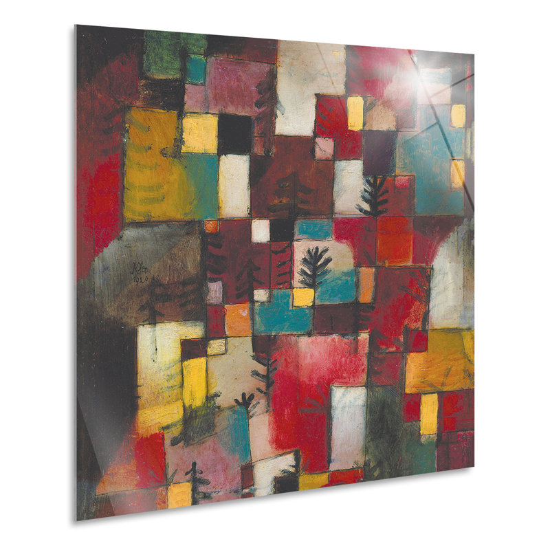 Paul Klee - No Frame Painting, Plastic/Acrylic, 70cm H x 70cm W