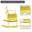 Chaise berçante d'extérieur en métal Ayled-1280022297