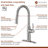 Mondawe Pull Down Kitchen Faucet-72651123