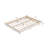 Spahn Modern Style Twin 10.51'' Bed Frame with Wood Slats and Center Support Legs for Bedroom-1831412502