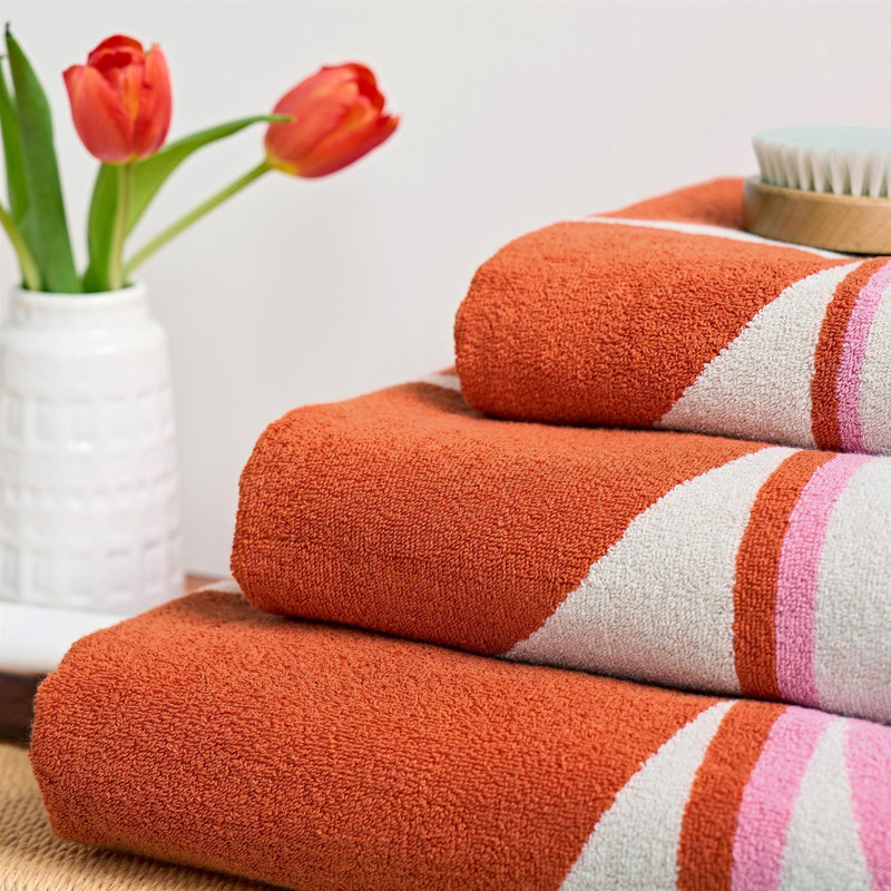 Stem Bloom Dou Blush 50x90 Hand Towel