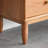 Simple solid wood bookcase