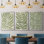 Driftwood Palm Leaf I - Toile tendue avec châssis sur mesure - 3 pièces