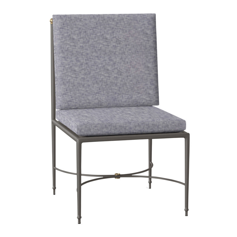 Roma Patio Chair with Cushions, No Welt, Perigold Caper Onyx