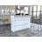 Fendi Kitchen Island With Ample Workstation And 2-Tier Shelf