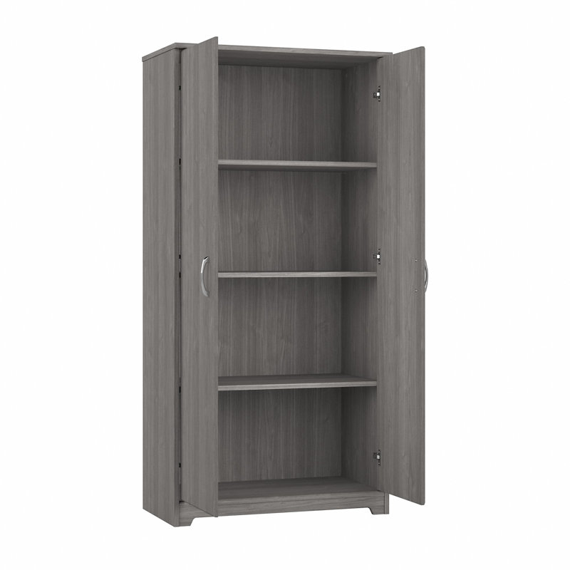 Huckins 30'' Wide 4 - Shelf Storage Cabinet, Gray