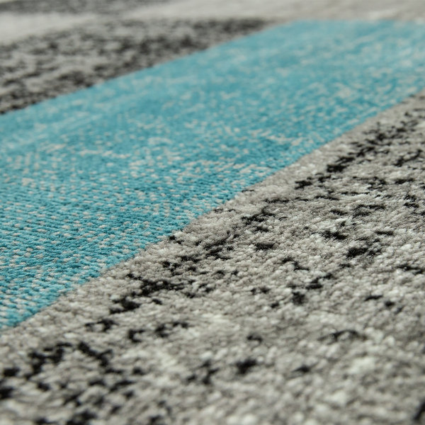 17 Stories Emery Abstract Flatweave Area Rug & Reviews | Wayfair.co.uk