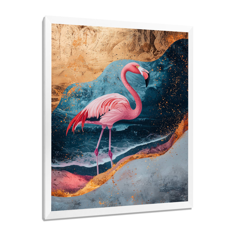 Clairice - Reproduction d'art mural animaux, H 40 po x l 30 po, Blanc, Picture Framed