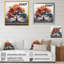 «Abstract Expression Maple Tree», reproduction sur toile-1027291143-1027291144