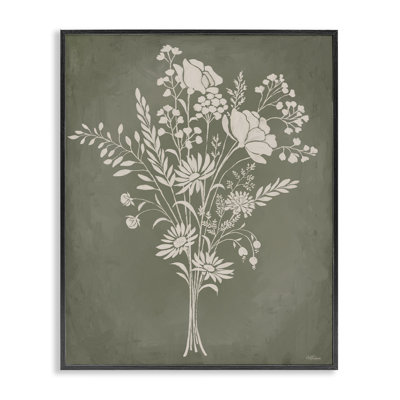 Wildflower Impression Bundle Framed Giclee, design by Cat Thurman Designs