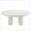 Café cylindrique rustique & amp; Ensemble de table de bout - Panneau de fibres à densité moyenne / PVC durable avec pieds en métal noir, décor facile à assortir