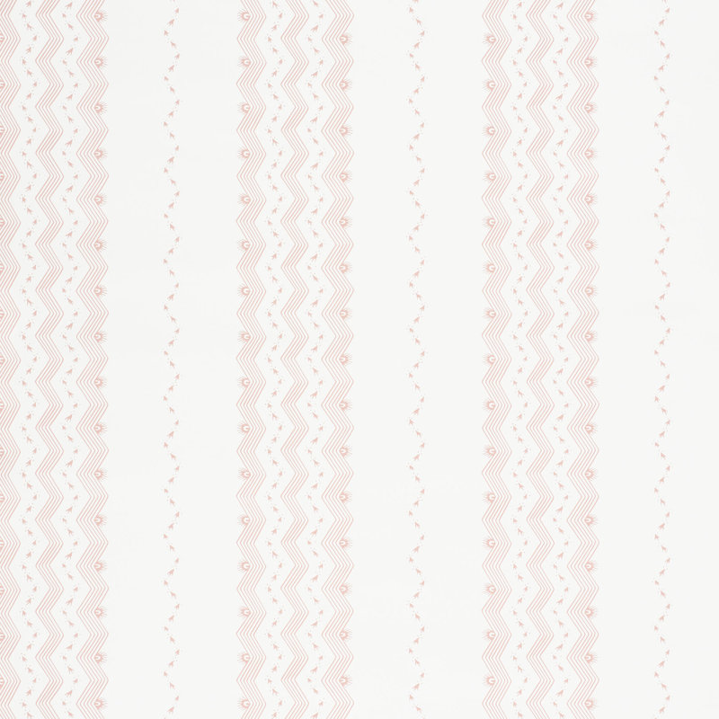 Papier peint à rayures Nauset, Rosé