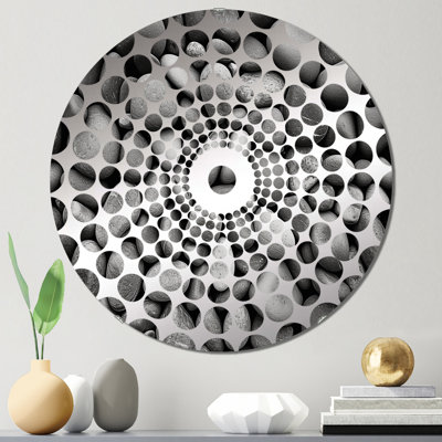 Marlton - Miroir décoratif à cercles concentriques