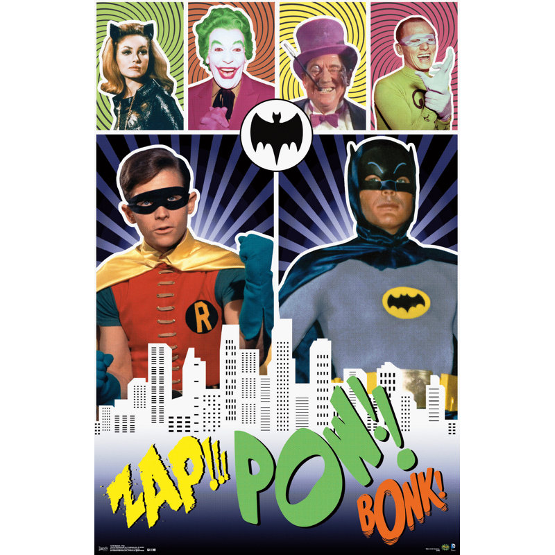 Impression sur papier batman-pow