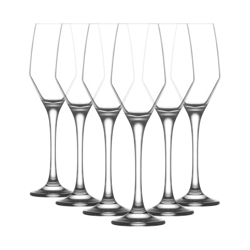 LAV Ella Glass Champagne Flutes