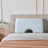Bamboo Charcoal And Gel Memory Foam Soft-Medium Support Pillow