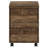 Rolling File Cabinet For Office Use, Brown Laminate, With Storage Compartments Ability, Spaces