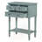 Narrow Console Table, Slim Sofa Table With Three Storage Drawers And Bottom Shelf For Small Spaces-1225352261