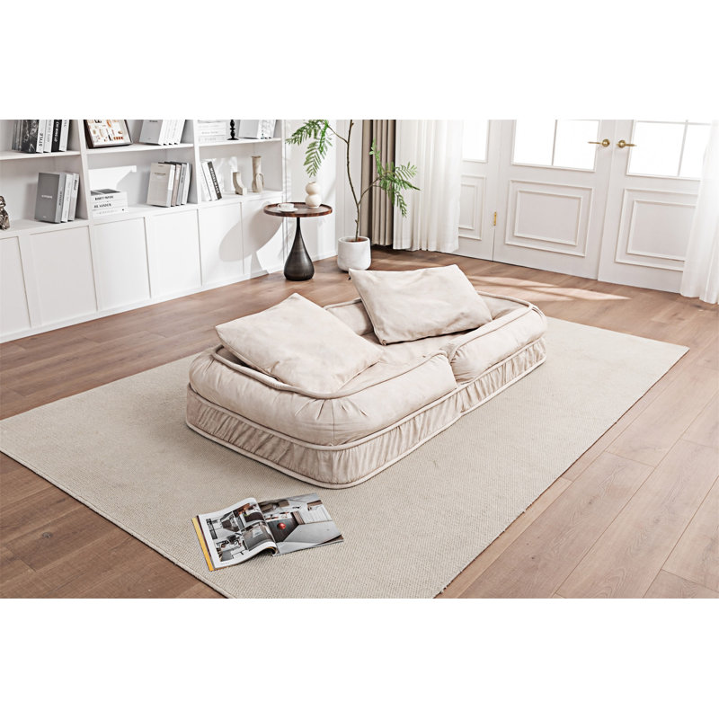 Canapé-lit rembourré, Beige