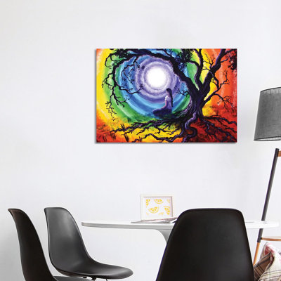 Tree Of Life Meditation by Laura Iverson - Painting on Canvas