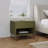 Dumbo 20" W Modern 1-Drawer Fluted Nightstand in Olive Green-1302357702