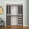 Modular Storage 69" W - 91" W Closet System with Doors