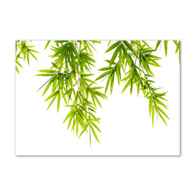 Bamboo Leaves - Wrapped Canvas Print