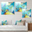 «Turquoise Storm Impression V», reproduction d'art sur toile-513351749-513351774