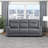 Solida 86"W Microfiber Manual Double Reclining Sofa