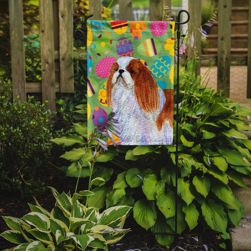 Drapeau de jardin Atara, Épagneul cavalier King Charles