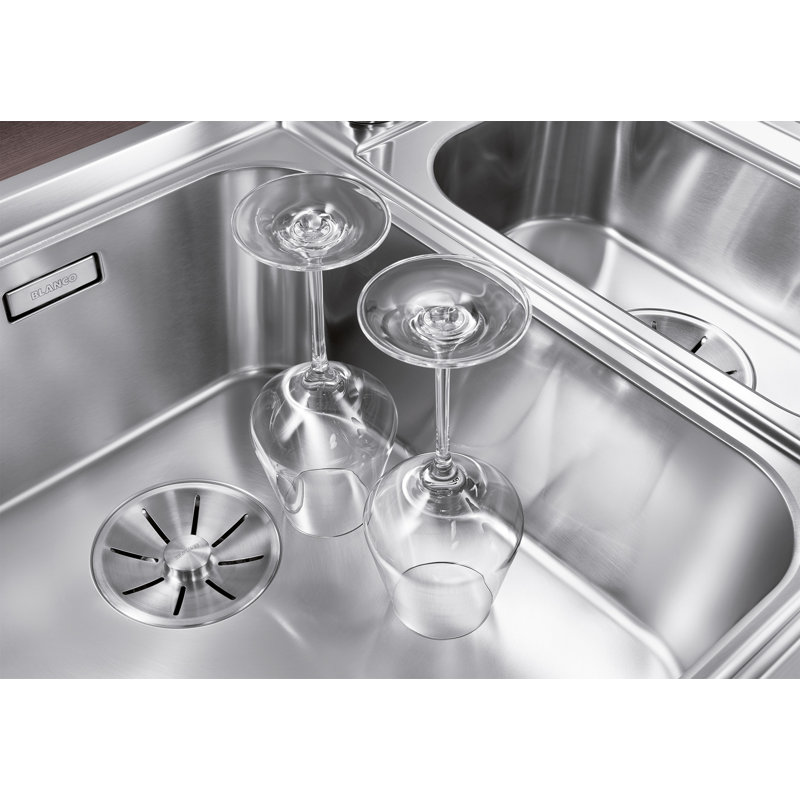 Axial III 1.5 Bowl Inset Kitchen Sink, Left