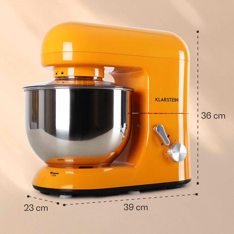 Klarstein Bella 5.2L Stand Mixer, Orange