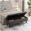Banc de lit 59 po avec tissu de rangement-367612123