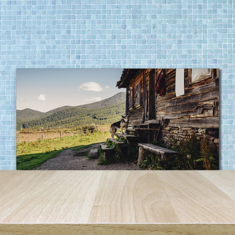 Tannersville 50cm W x 100cm L Glass Peel and Stick Panel