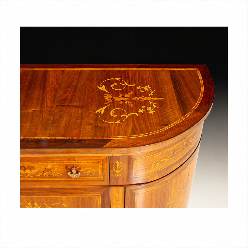 Italian Antique Marquetry Buffet