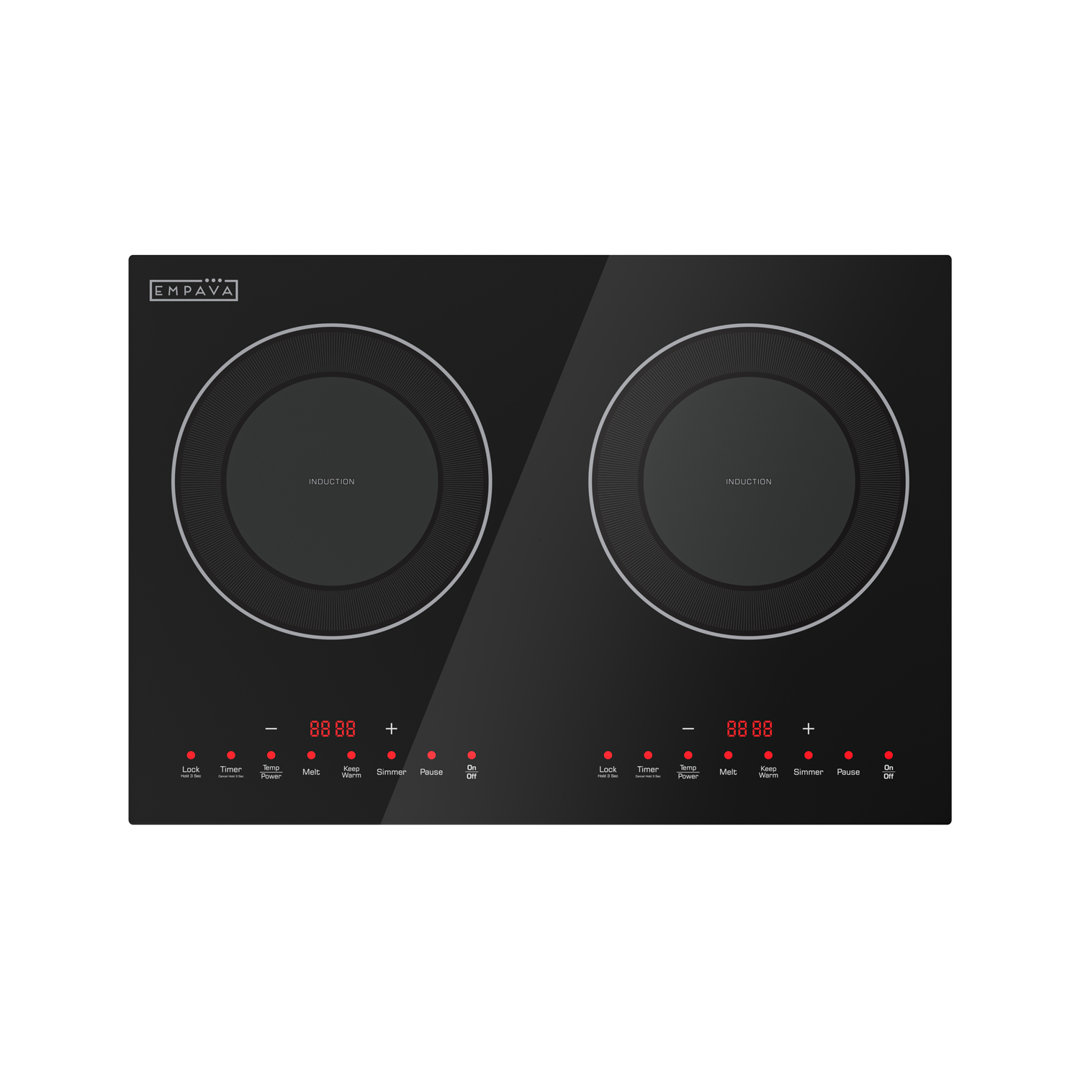 Empava 20-in Portable Dual Heating Elements, 1800-W, Built-in Induction Cooktop, 120-V  Empava