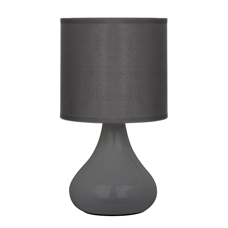 Ceramic Table Lamp, Grey
