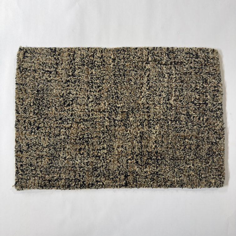 Lansvale Wool Braided Rustic Hand-Tufted Charcoal Indoor Area Rug
