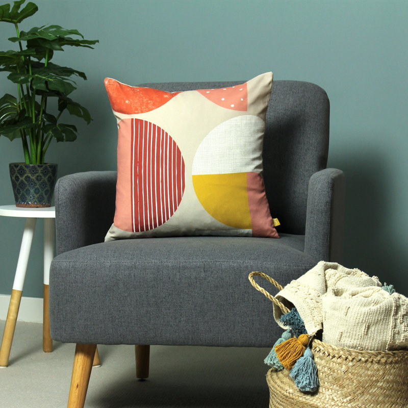 Nomello Abstract Square Throw Cushion