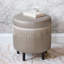 Isolde Round Ottoman