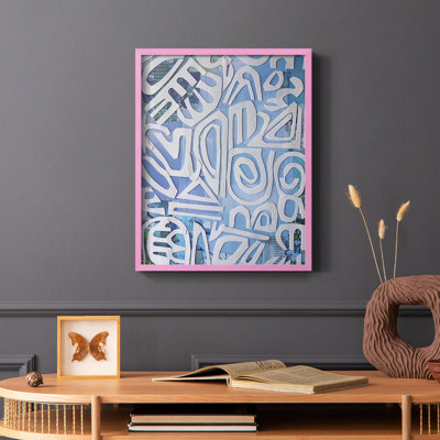 Santorini Framed Print - Solid Wood