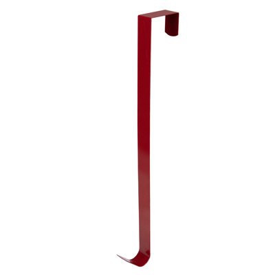 Support à couronne de Noël 14 po rouge