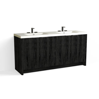 Mesa 72" W Freestanding Double Bathroom Vanity 