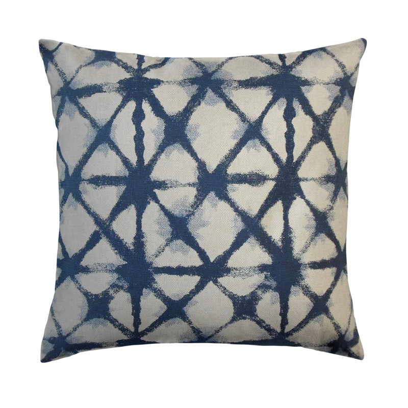 Coussin Gerica, 24 po x 24 po, Denim