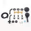Ensemble de garniture de pomme de douche double avec baignoire et garniture de douche avec valve brute-103978094