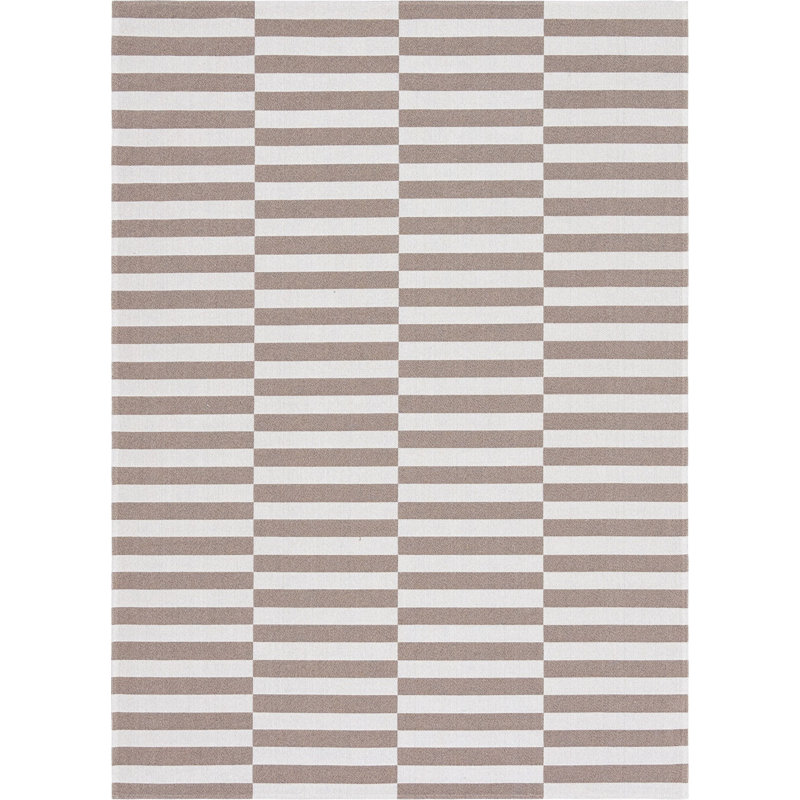 California Cotton Striped Indoor Rug, Rectangle 7'5" x 10'