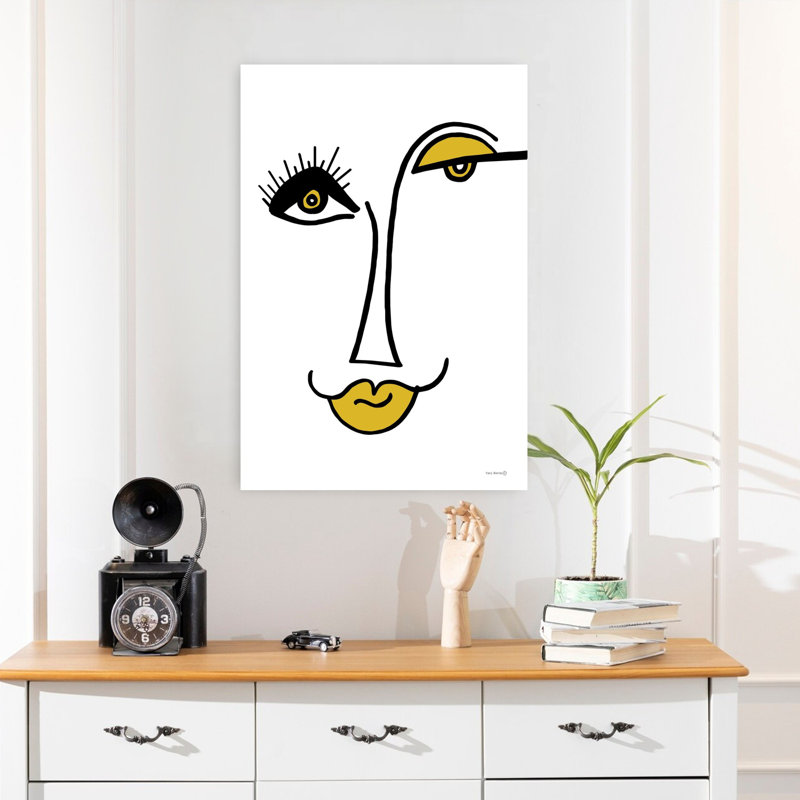 Art contemporain abstrait Pouted, H 24 po x l 16 po