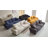 84" Corduroy Sofa Sleeper Couch Comfy Upholstered Loveseat With Pillows For Small Space-1967083953