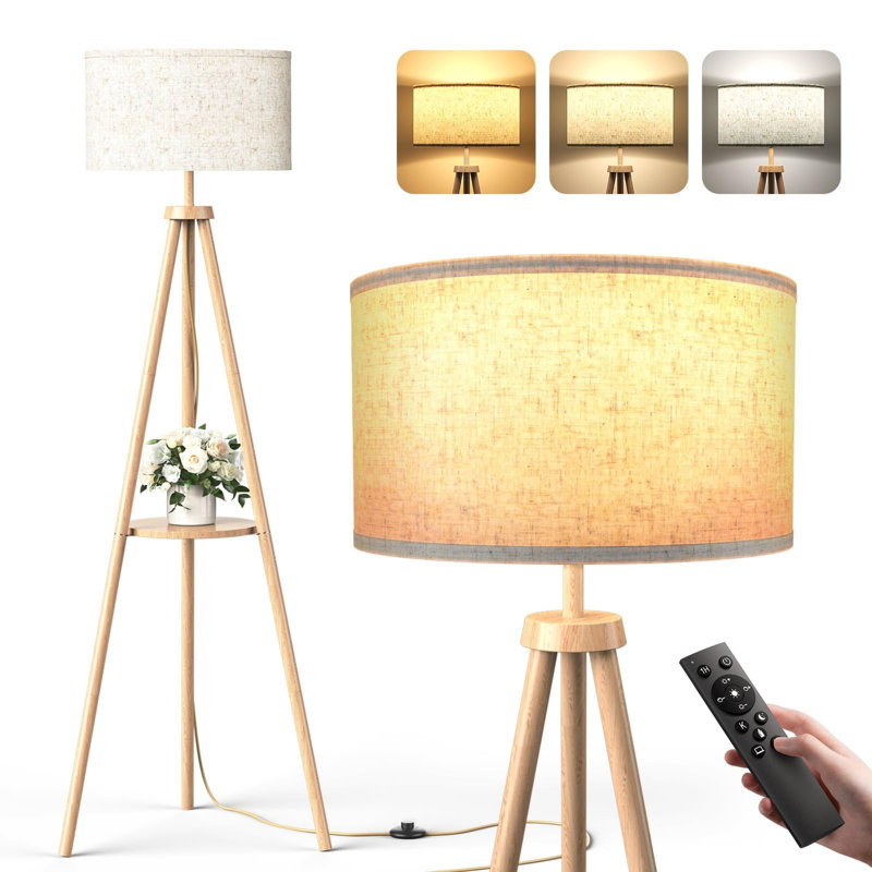 33cm Matte Tripod Floor Lamp